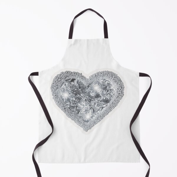 Item preview, chrome/ metallic heart designed and sold by Razzarts.