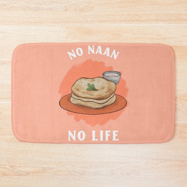 Item preview, No Naan No Life designed and sold by oneademones.