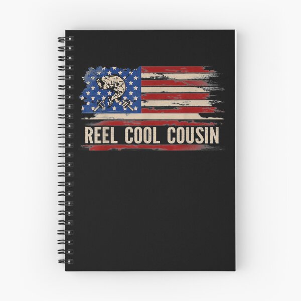 Item preview,  Reel Cool Cousin American Flag Fishing Fish Gift designed and sold by gymat3.