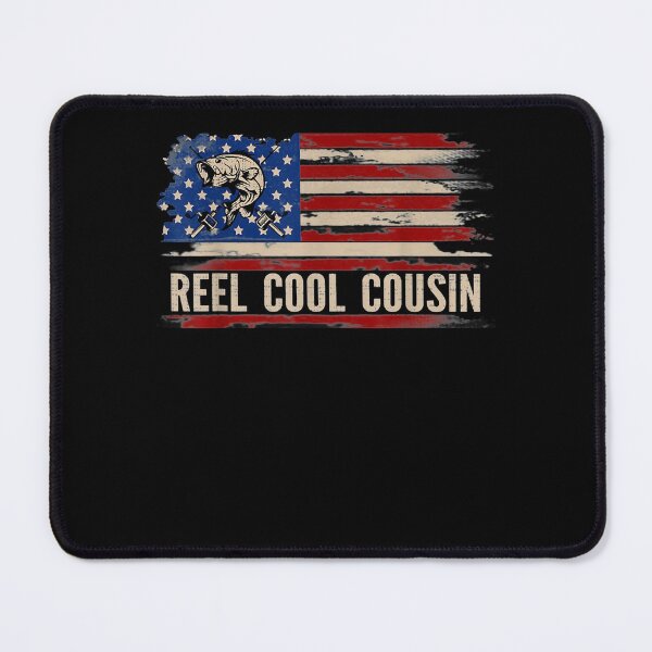 Item preview, Reel Cool Cousin American Flag Fishing Fish Gift designed and sold by gymat3.