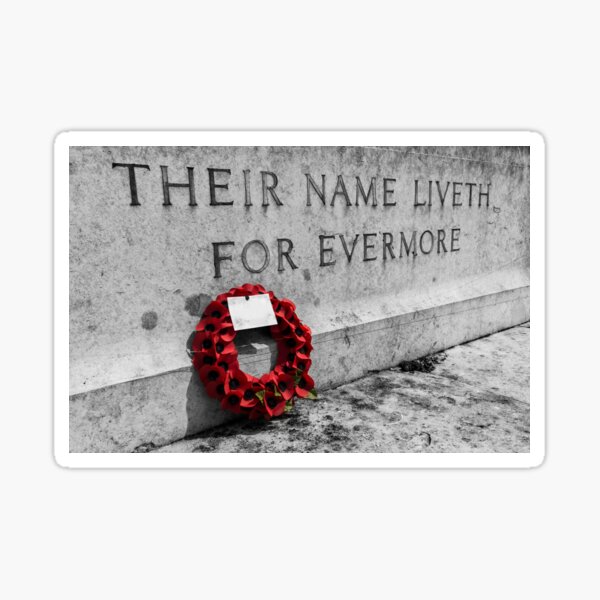 War Memorial Sticker