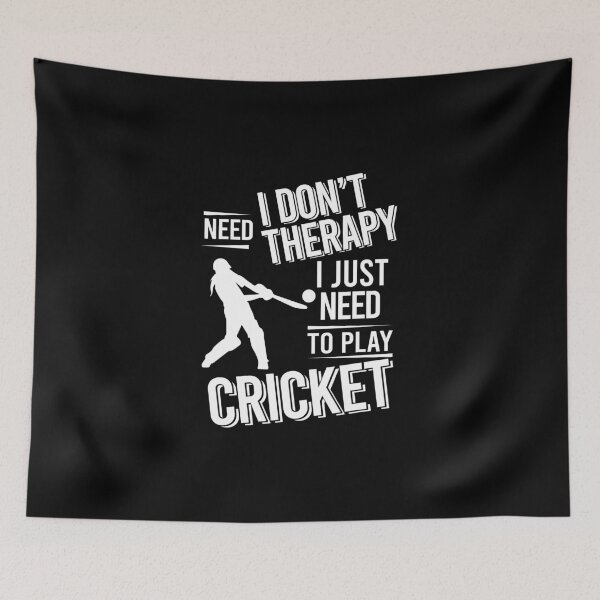 Item preview, I don't need therapy i just need to play Cricket designed and sold by bestteez.