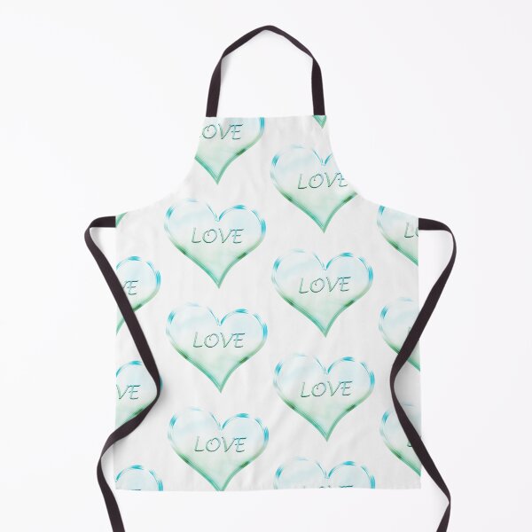 Item preview, Chrome Love Heart in Turquoise, Cyan and Minty Green designed and sold by James-Cole.