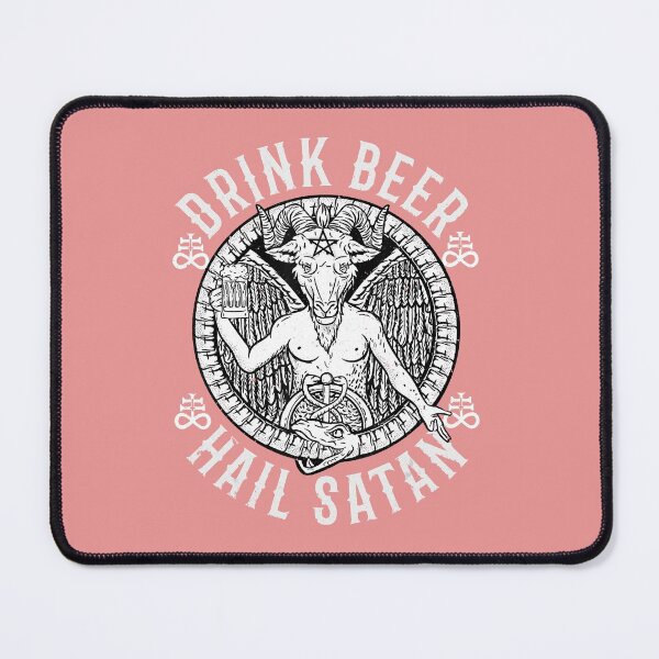 Item preview, Drink Beer Hail Satan Satanic Happy Halloween. designed and sold by Frankbelcher343.