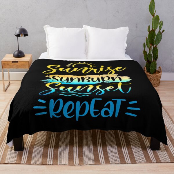 Item preview,  Sunrise Sunburn Sunset Repeat Summer Vacation Tourist designed and sold by caral8.