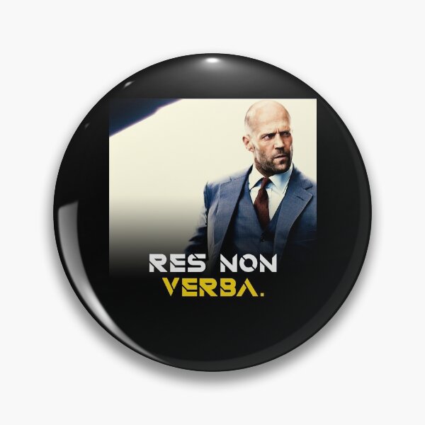 Item preview, Retro Vintage Jason Statham Motivational Quote Res Non Verba Gift For Everyone designed and sold by CortneyQuitzon.