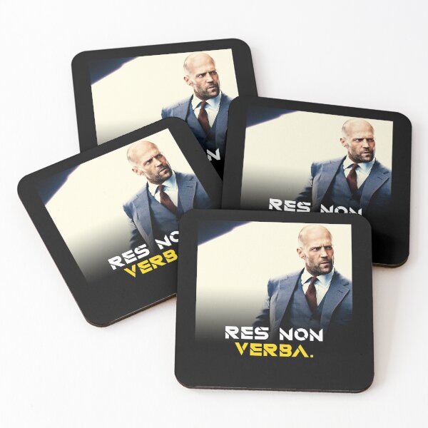 Item preview, Retro Vintage Jason Statham Motivational Quote Res Non Verba Gift For Everyone designed and sold by CortneyQuitzon.