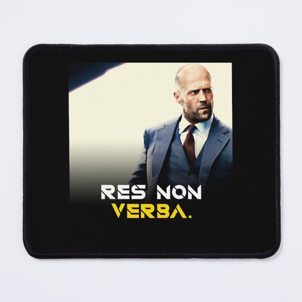 Item preview, Retro Vintage Jason Statham Motivational Quote Res Non Verba Gift For Everyone designed and sold by CortneyQuitzon.