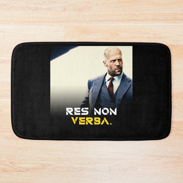 Item preview, Retro Vintage Jason Statham Motivational Quote Res Non Verba Gift For Everyone designed and sold by CortneyQuitzon.