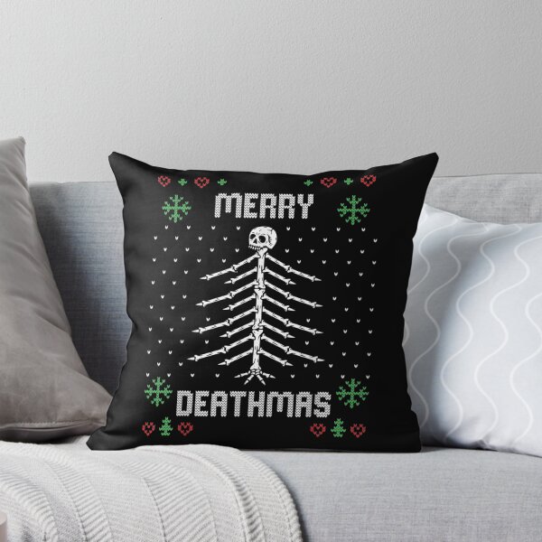 Item preview,  Merry Deathmas Goth Punk Xmas Christmas Skeleton Tree designed and sold by caral8.