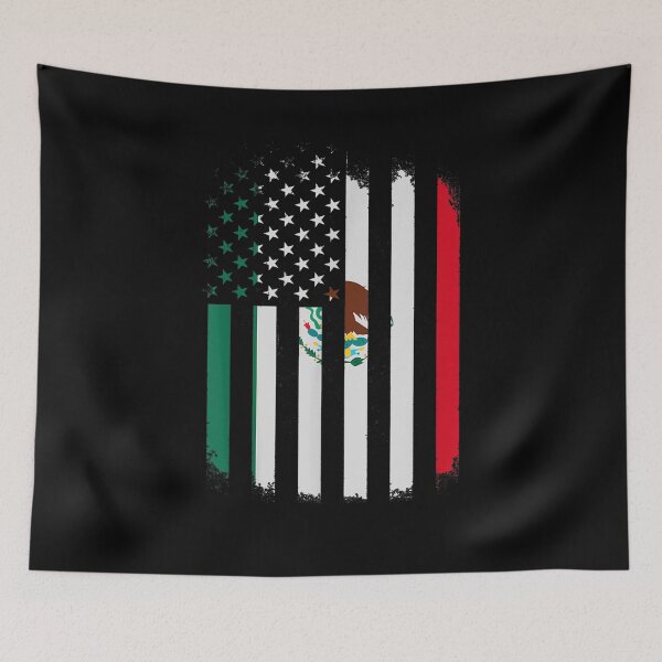 Item preview,  Mexico America Combined Flag Mexican American designed and sold by caral8.