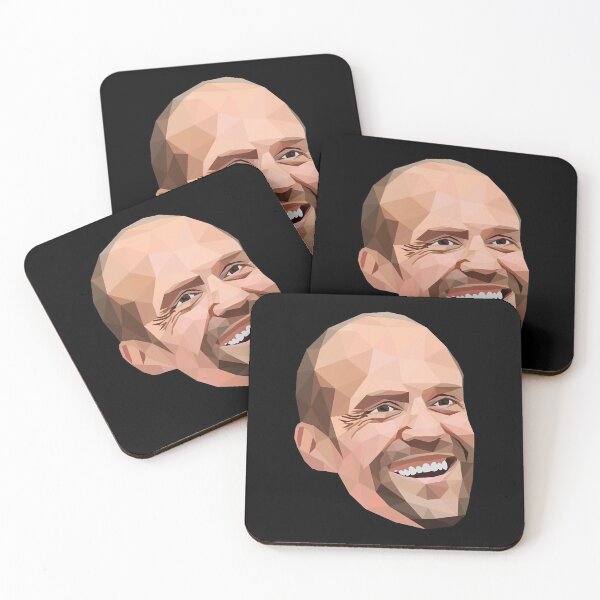 Item preview, Vintage Retro Jason Statham Low Poly Art Gifts designed and sold by CortneyQuitzon.