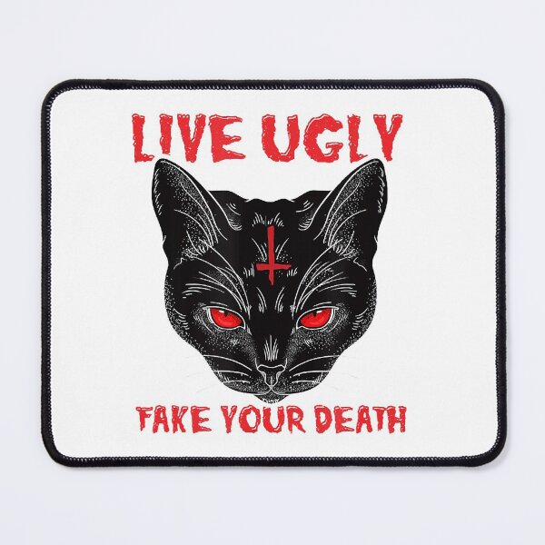 Item preview, Live Ugly Fake Your Death Satanic Happy Halloween  designed and sold by Frankbelcher343.