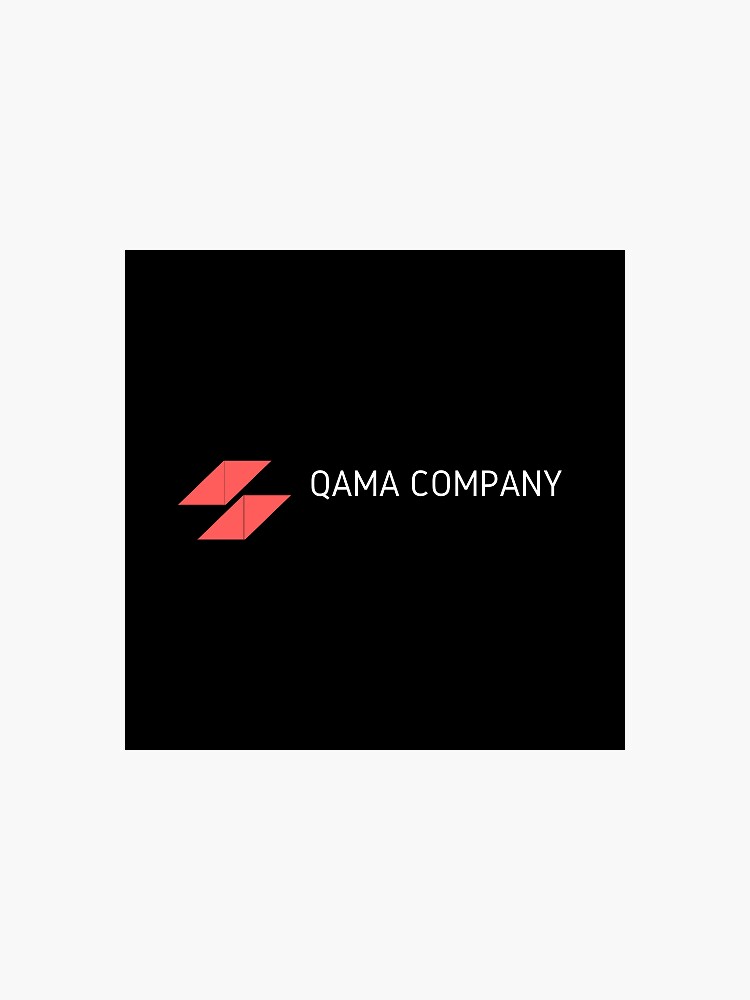 Qama Company Design" Sticker for Sale by Qardez Redbubble