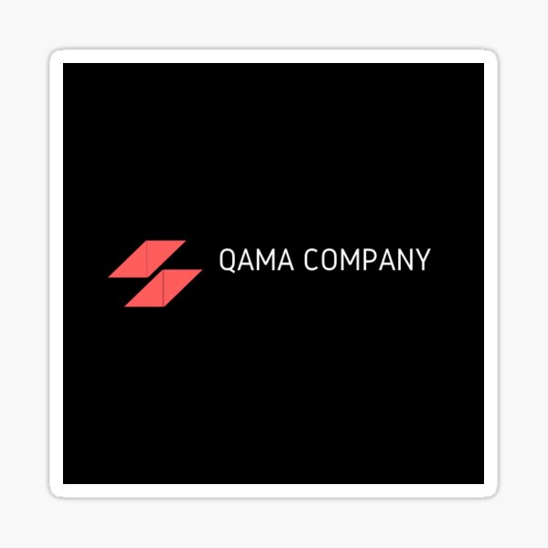 Qama Company Design" Sticker for Sale by Qardez Redbubble