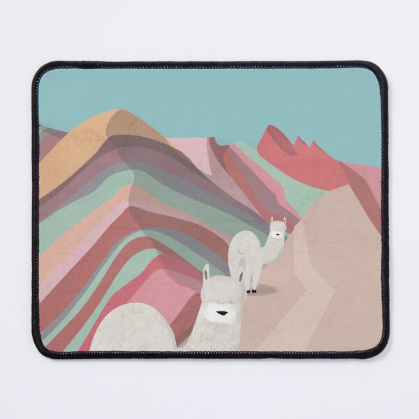Item preview, Vinicunca with alpacas designed and sold by tonadisseny.