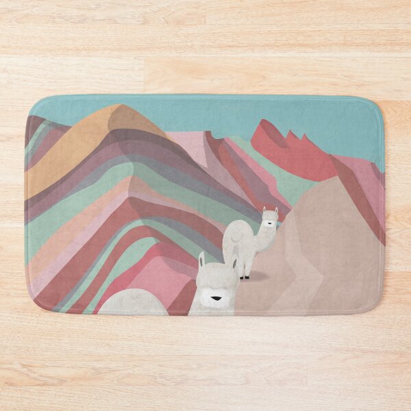 Item preview, Vinicunca with alpacas designed and sold by tonadisseny.