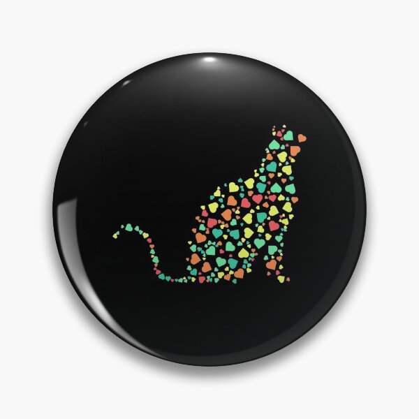 Item preview, Polka Dots Hearts Cat International Dot Day designed and sold by Davestre Designs.