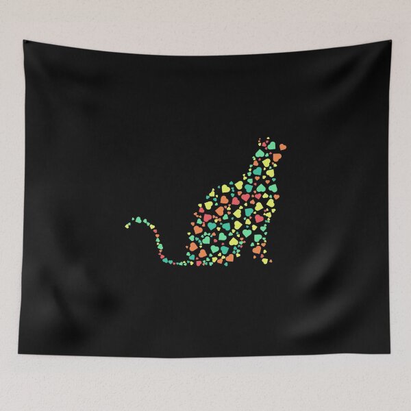 Item preview, Polka Dots Hearts Cat International Dot Day designed and sold by Davestre Designs.