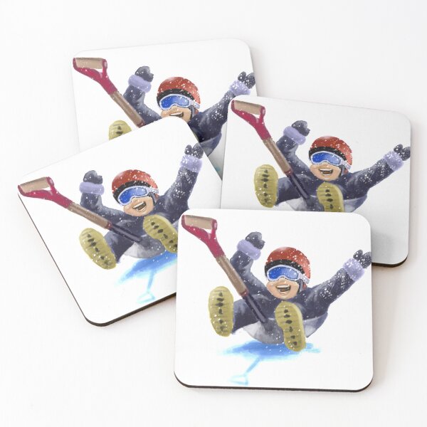 Item preview, Snow Shovel Races designed and sold by TheArtCave.