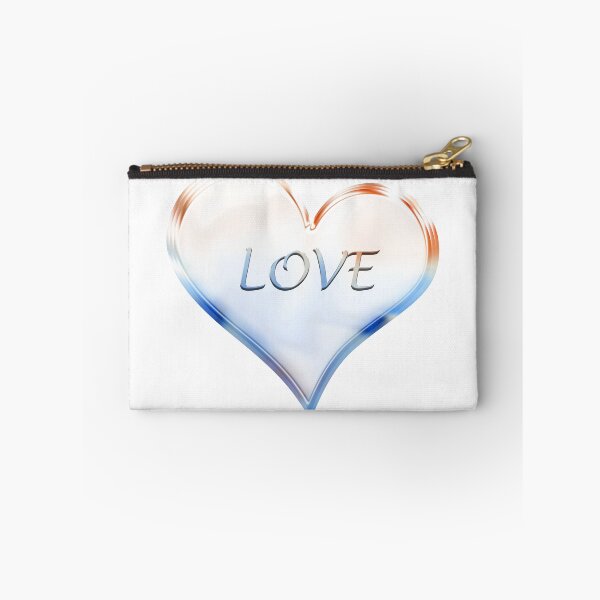 Item preview, Chrome Love Heart in Orange, Red and Blue designed and sold by James-Cole.