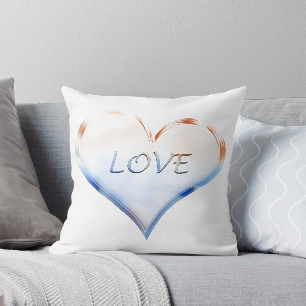 Item preview, Chrome Love Heart in Orange, Red and Blue designed and sold by James-Cole.