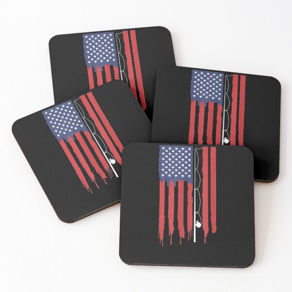 Item preview,  Fishing American Flag Vintage Fish Lovers designed and sold by caral8.