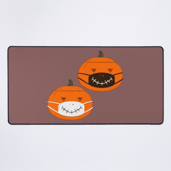 Item preview, Quarantined Halloween masked pumpkins designed and sold by MiraNomegusta.