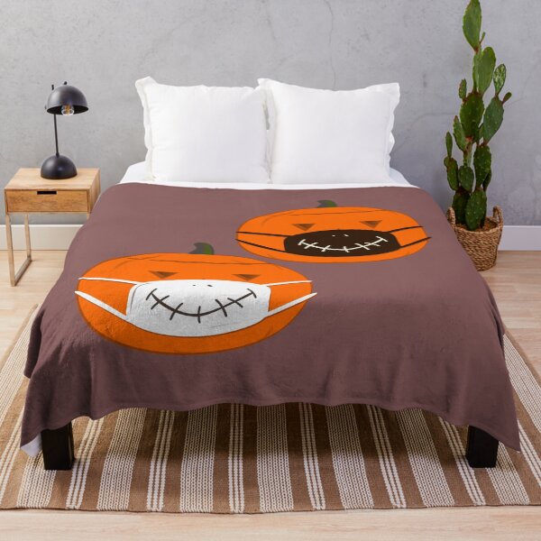 Item preview, Quarantined Halloween masked pumpkins designed and sold by MiraNomegusta.