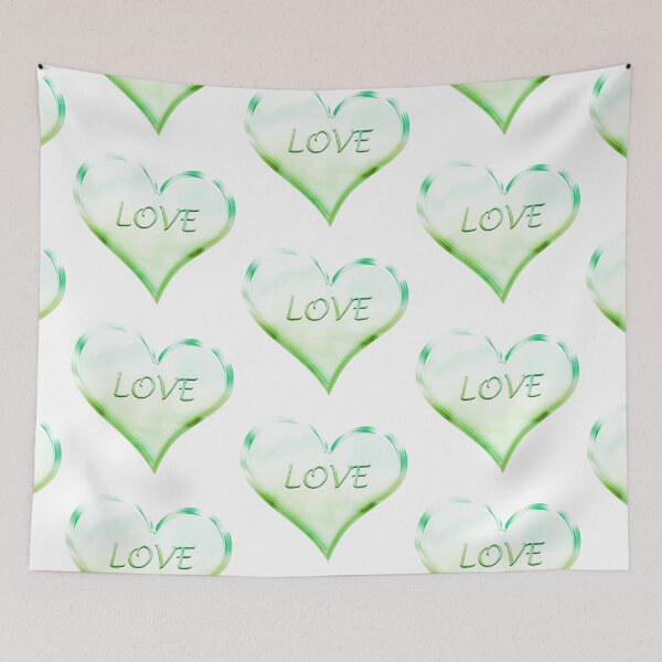Item preview, Chrome Love Heart in Fresh Green designed and sold by James-Cole.