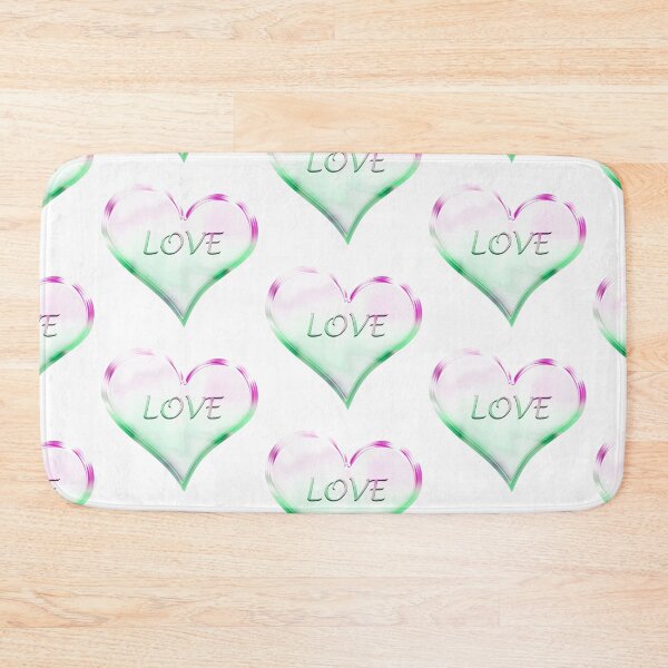 Item preview, Chrome Love Heart in Pink and Green designed and sold by James-Cole.