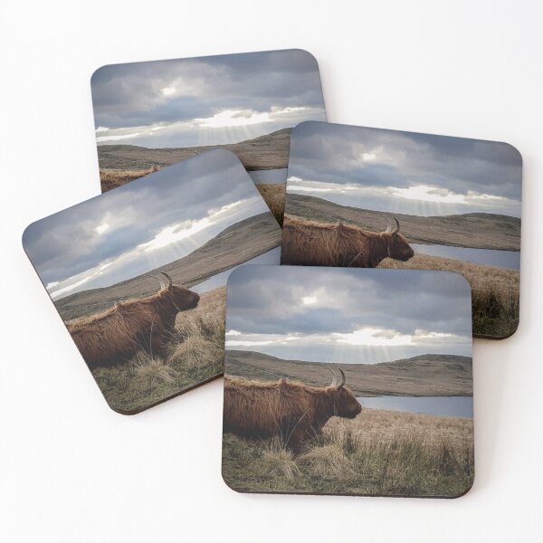 Item preview, Mountain Cattle Wildlife Landscape designed and sold by PictureThisYT.