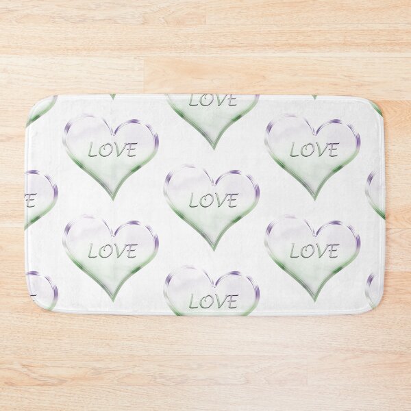 Item preview, Chrome Love Heart in Purple and Green designed and sold by James-Cole.