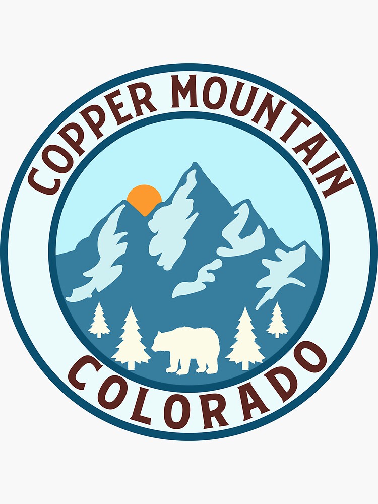 "copper mountain colorado" Sticker for Sale by Usnature Redbubble