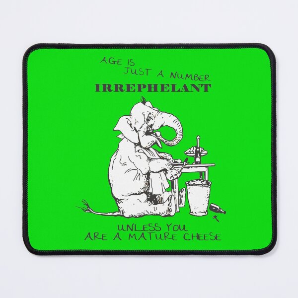 Item preview, Age Is Just A Number Birthday Elephant Humor designed and sold by taiche.