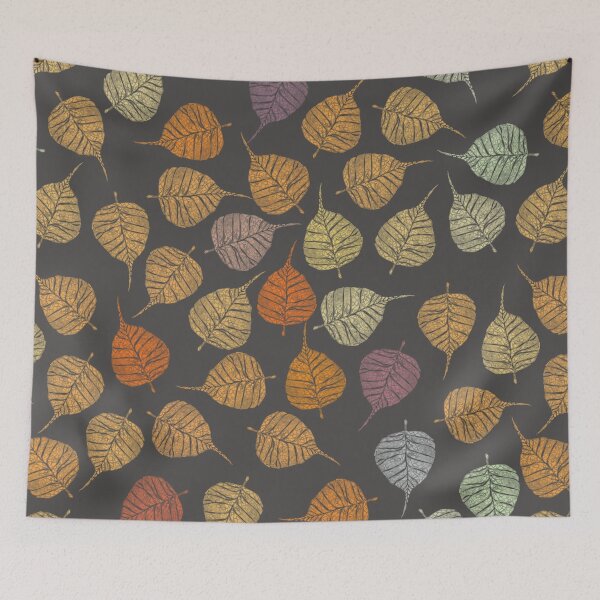 Item preview, Mystical leaves of the Bodhi tree in autumn designed and sold by Anna Ratkevich.