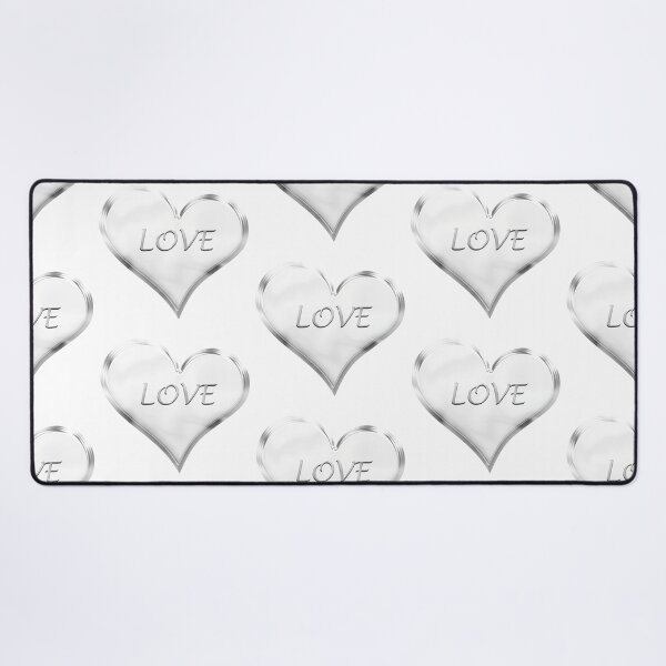 Item preview, Chrome Love Heart in Silver Grey designed and sold by James-Cole.