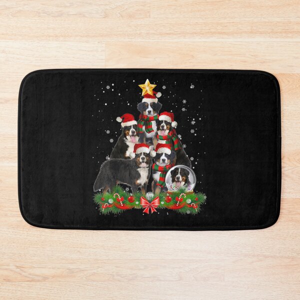 Item preview,  Bernese Mountain Christmas Light Tree Xmas Santa designed and sold by caral8.