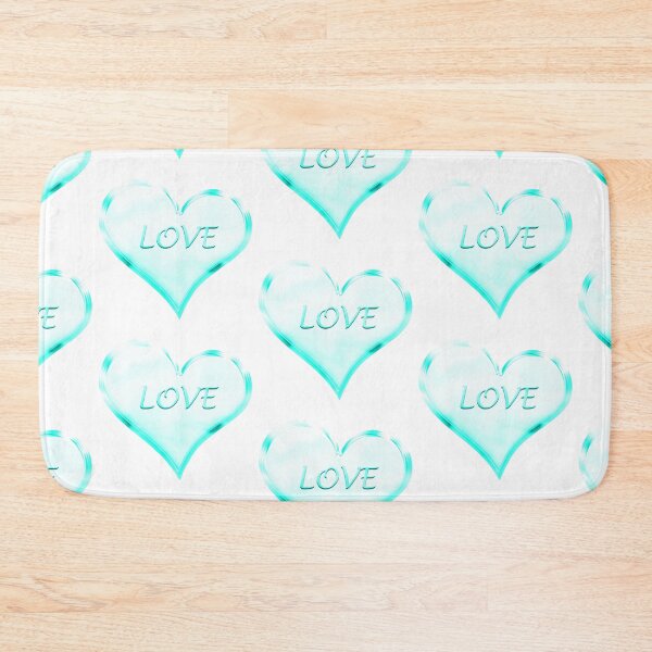 Item preview, Chrome Love Heart in Vivid Turquoise Cyan designed and sold by James-Cole.