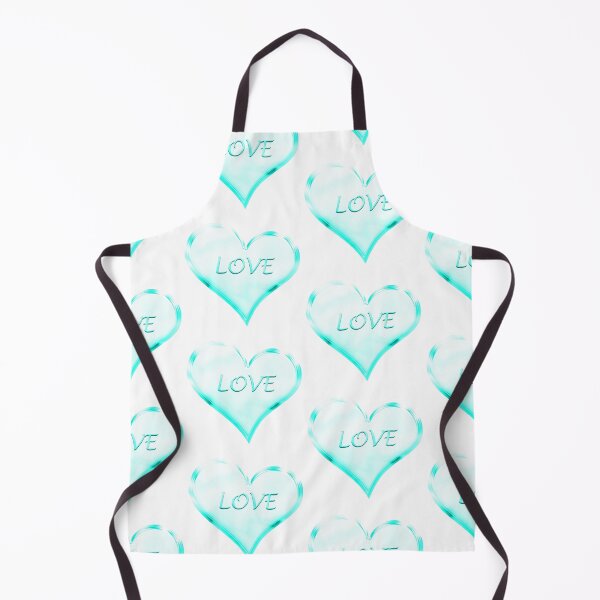 Item preview, Chrome Love Heart in Vivid Turquoise Cyan designed and sold by James-Cole.