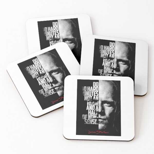 Item preview, Gift Men Black And White Jason Statham Quote. Awesome For Movie Fan designed and sold by CortneyQuitzon.