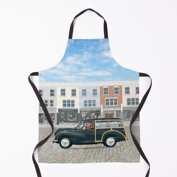 Item preview, Black Morris Minor Traveller (left hand drive) designed and sold by Bigs66.