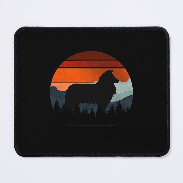 Item preview, Vintage Sky Mountains Wilderness Rough Collie Dog Gift  designed and sold by Guarddogdrive.