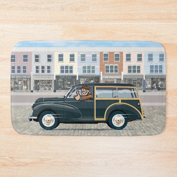 Item preview, Black Morris Minor Traveller (left hand drive) designed and sold by Bigs66.