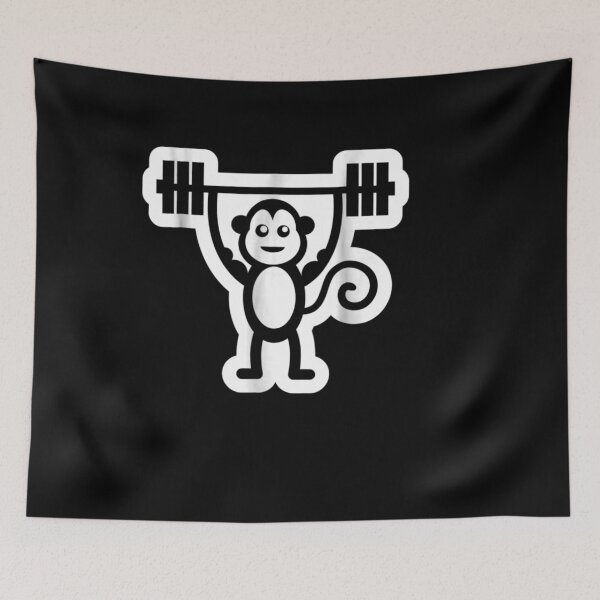 Item preview,  Monkey Weightlifting Muscle Dead Lifting designed and sold by caral8.
