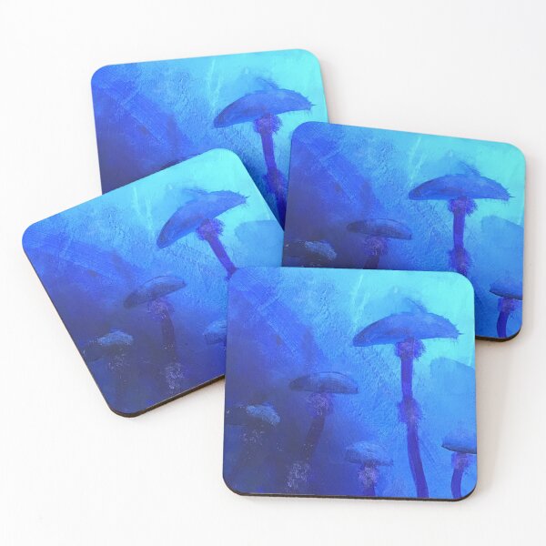 Item preview, Blue Mushrooms  designed and sold by MissMay5.