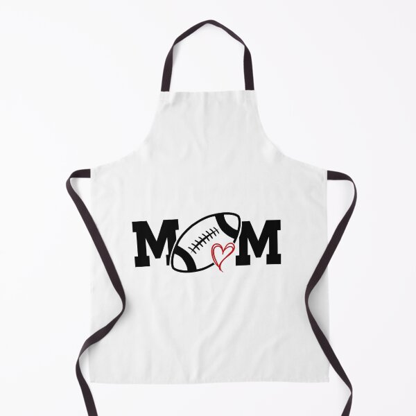 Item preview, Football ball Mom Football Love Football Player black white red heart designed and sold by shirtscom.