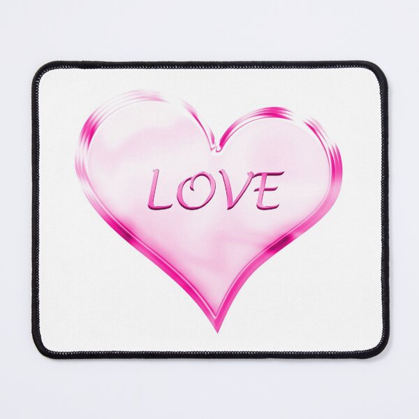 Item preview, Chrome Love Heart in Pink designed and sold by James-Cole.