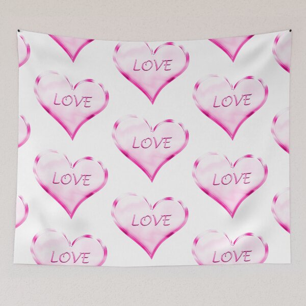 Item preview, Chrome Love Heart in Pink designed and sold by James-Cole.