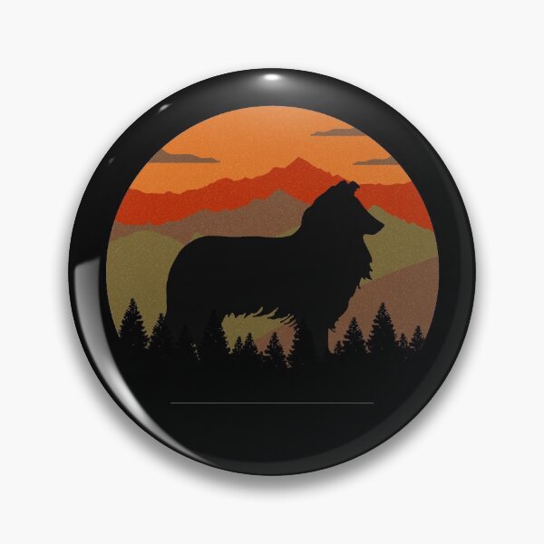 Item preview,  Vintage Country Mountains Wilderness Rough Collie Dog Gift  designed and sold by Guarddogdrive.